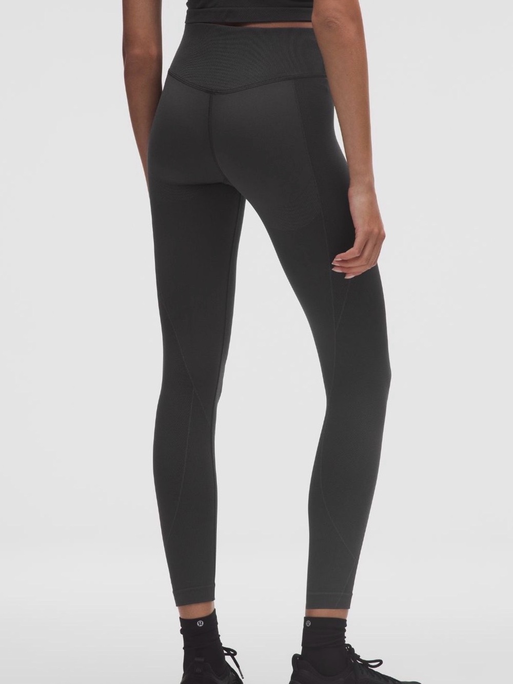 NEW Lululemon Get Low High-Rise Training Tight 25" Black/Graphite Grey